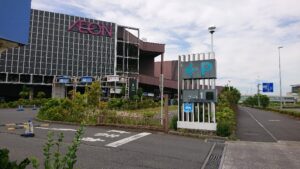 イオンレイクタウンKAZE駐車場入り口１