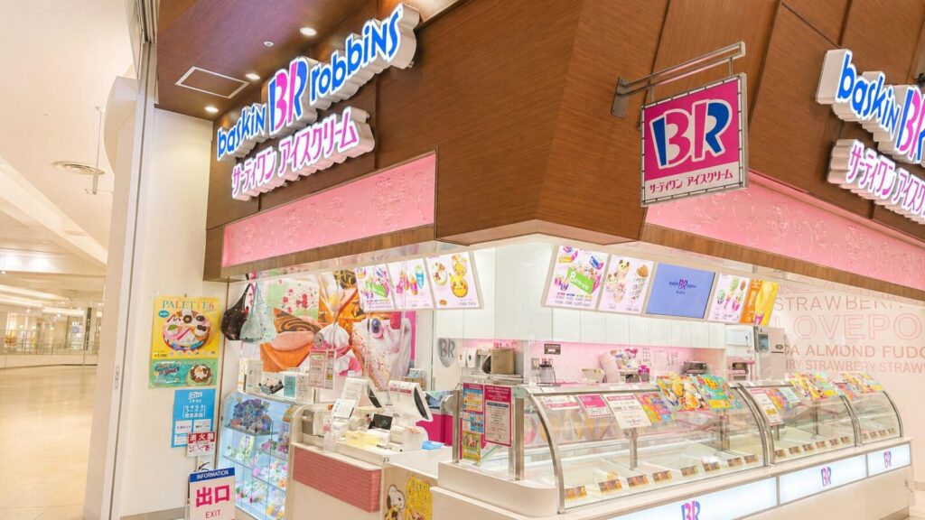 レイクタウンkazeのサーティワンアイスクリーム店舗｜その場で食べやすいスイーツ店